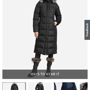 ❄️❄️Eddie Bauer Lodge Down Duffle winter long line coat. NWOT. ❄️❄️
